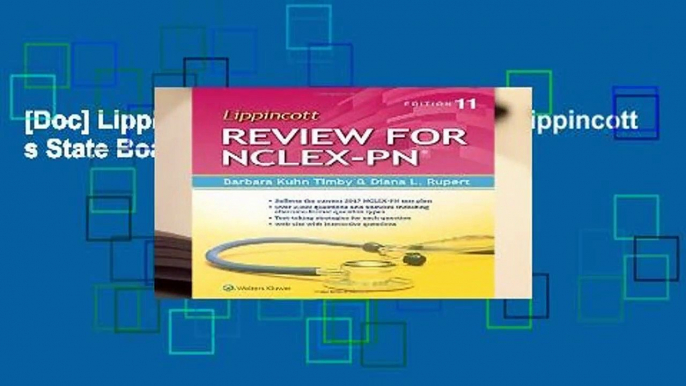 [Doc] Lippincott Review for NCLEX-PN (Lippincott s State Board Review for Nclex-Pn)