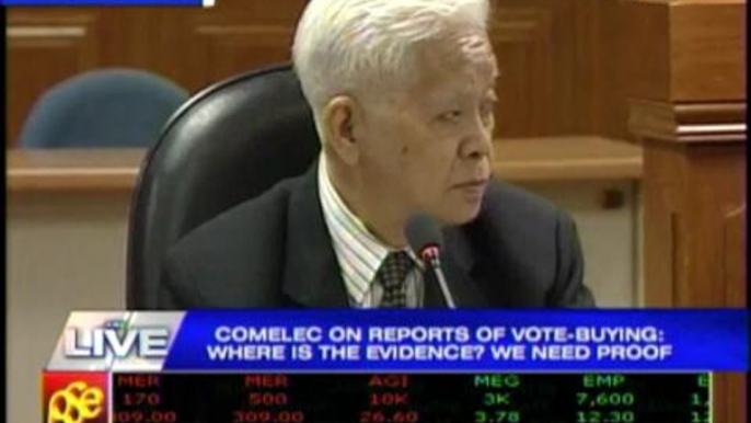 Brillantes on vote-buying: 'Hindi pwedeng kwento-kwento lang'