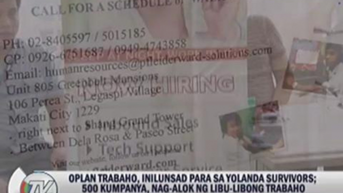 'Yolanda' survivors flock to DOLE job fair