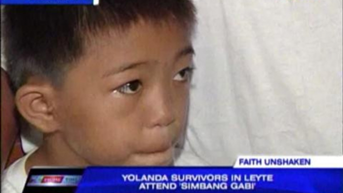 'Yolanda' survivors' faith unshaken