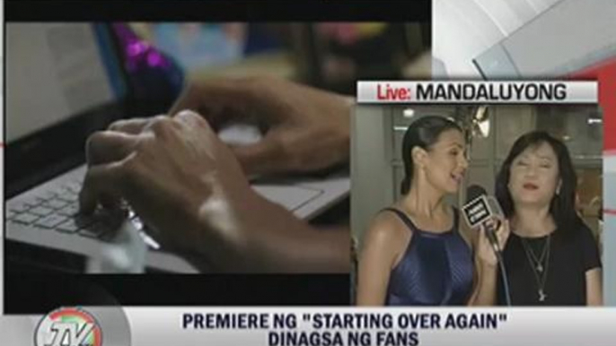 Fans flock to 'Starting Over Again' premiere