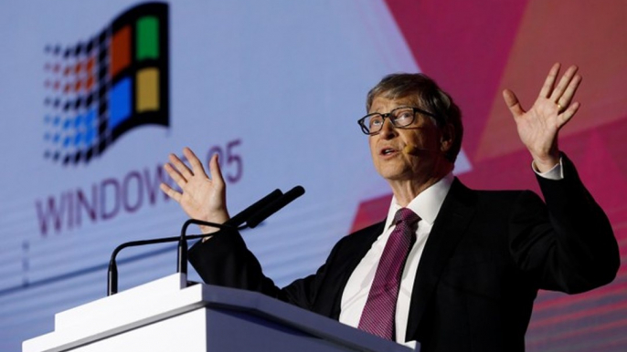 Retrato de Bill Gates: el multimillonario fundador de Microsoft