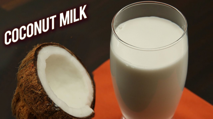 How To Make Fresh Coconut Milk | Home Made Coconut Milk | World Coconut Day Special - Ruchi