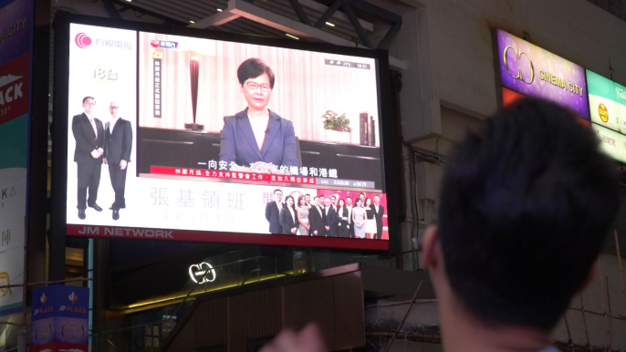 Hong Kong leader Carrie Lam pledges to formally withdraw extradition bill which sparked three months of protests