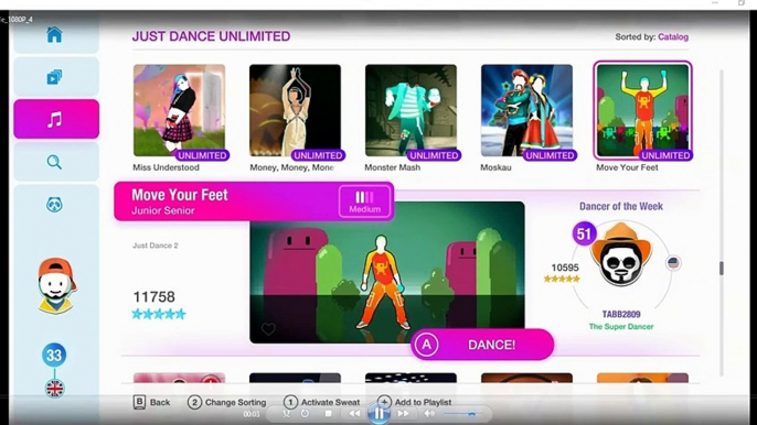 Just Dance 2019 Unlimited Move Your Feet (Weekly Dance Score)