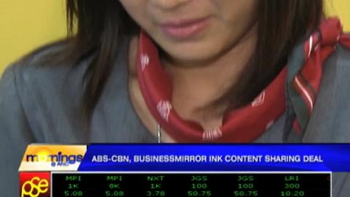 ABS-CBN, BusinessMirror ink content sharing deal