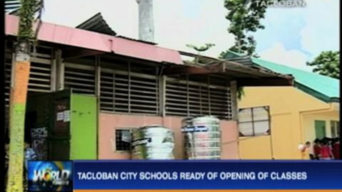 Tacloban City schools ready of opening of classes