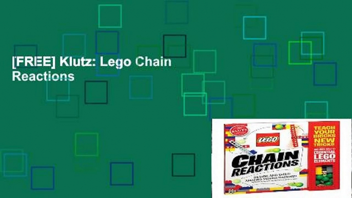 [FREE] Klutz: Lego Chain Reactions