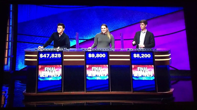 Jeopardy! Comic Book Superheroes on Final Jeopardy with James Holzhauer 11th Appearance (4/18/19)