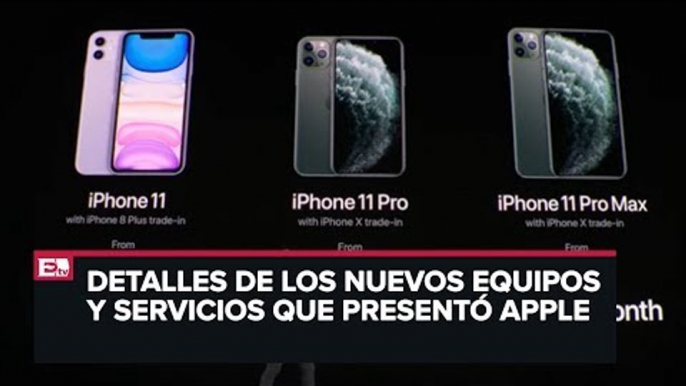 Especificaciones de los Iphone 11 y nuevos servicios de Apple