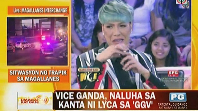 Vice Ganda, naluha sa kanta ni Lyca sa 'GGV'