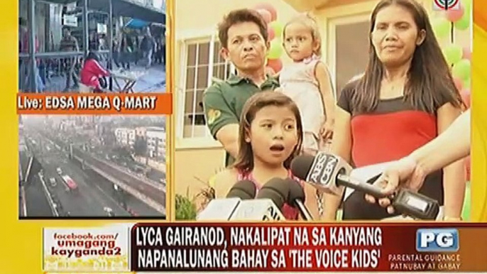 Lyca Gairanod, nakalipat na sa kanyang napanaunang bahay sa ""The Voice Kids""