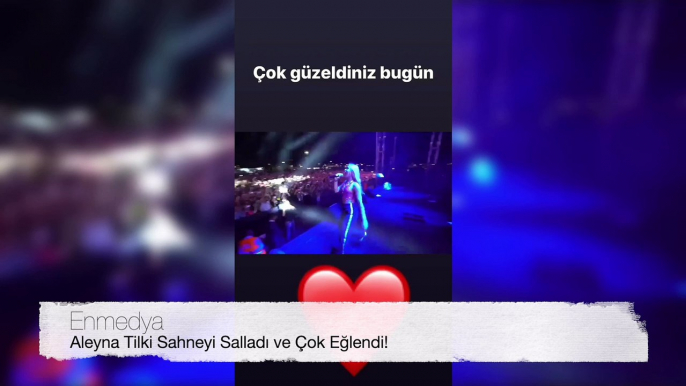 Aleyna Tilki Sahneyi Salladı ve Çok Eğlendi! | Aleyna Tilki'nin İnstagram Hikayesi #Enmedya