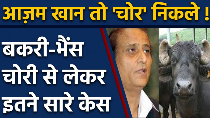 Azam Khan पर Goat Buffalo चोरी से लेकर इतने सारे मामले दर्ज, देखें Video | वनइंडिया हिंदी