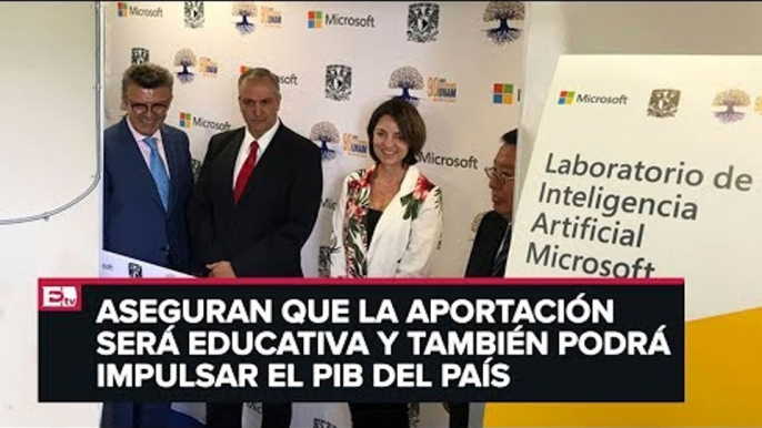 UNAM y Microsoft crearán laboratorio de inteligencia artificial