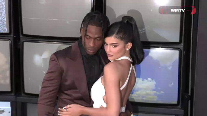 Kylie Jenner and  Travis Scott arrive at Netflix's "Travis Scott: Look Mom I Can Fly" premiere