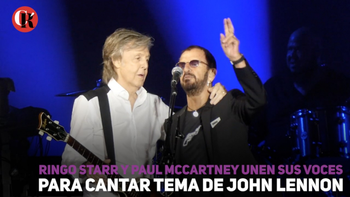 Ringo Starr y Paul McCartney unen sus voces para cantar tema de John Lennon