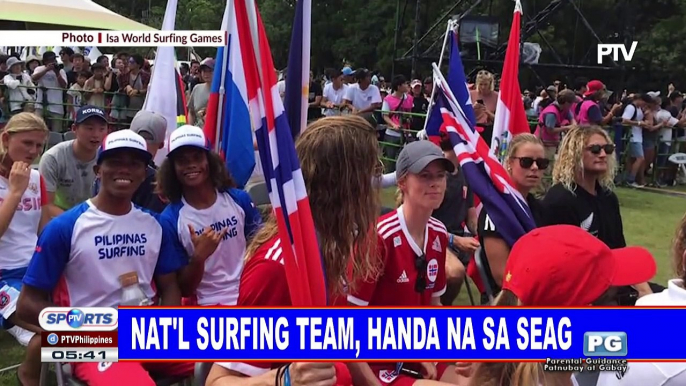 National surfing team, handa na sa SEAG