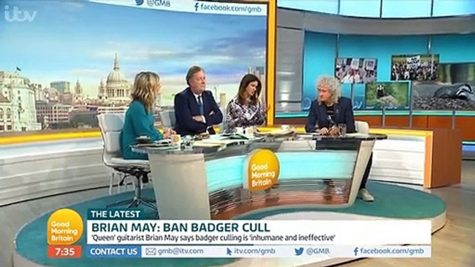 ITV_Good Morning Britain 18Sep19 - Brian May says time to end the badger cull