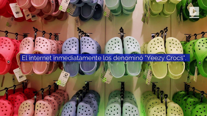 Los nuevos 'Yeezy Crocs' de Kanye West son criticados en Twitter