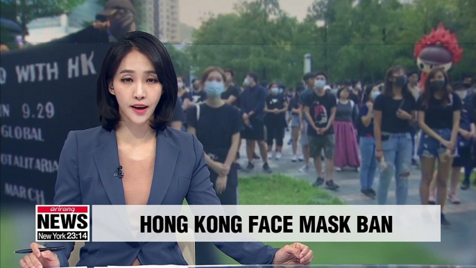 Hong Kong set to ban face masks at protests by invoking colonial-era powers