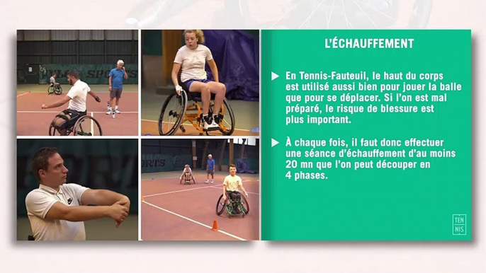 Les fiches techniques du tennis-fauteuil : l'échauffement