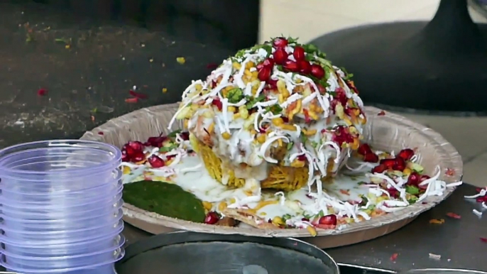 Indian Roadside Snacks Street Food - Specially Fried Basket Snacks