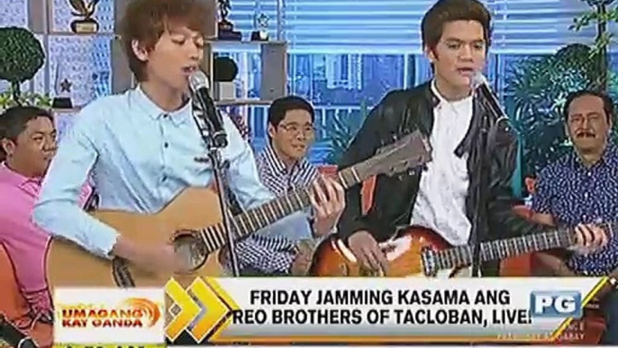 Friday Jamming kasama ang Reo Brothers of Tacloban, Live!