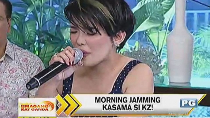 Morning jamming kasama si KZ!