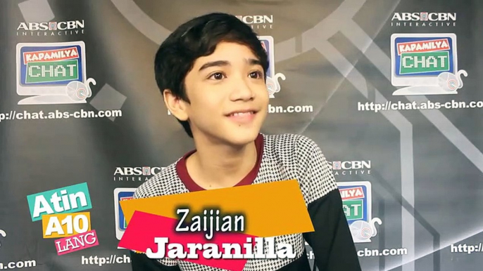 Get to know more about child actor Zaijian Jaranilla on Atin A10 Lang