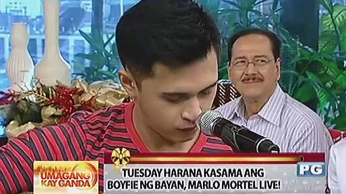 ""Boyfie ng Bayan"" Marlo Mortel, live sa Umagang Kay Ganda