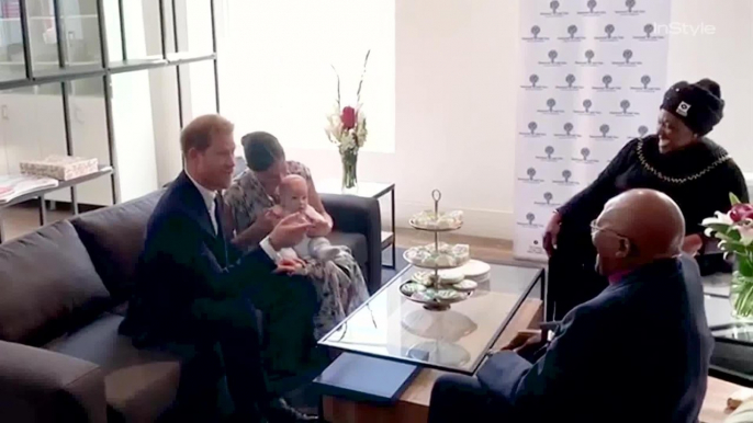 Baby Archie Meets Desmond TuTu at His First Royal Tour in South Africa