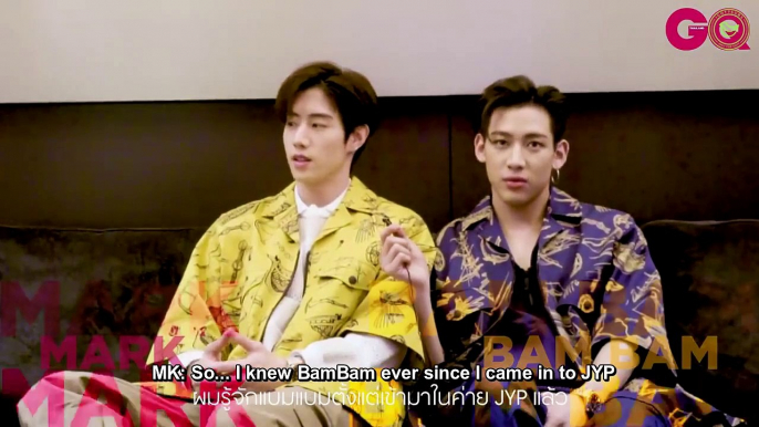 [Eng Sub] 190320 (GQThailand) BamBam teaches Mark how to speak Thai