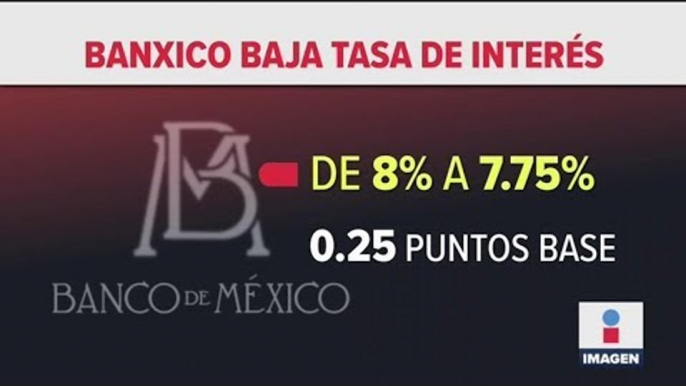 Por segunda vez, Banxico redujo en 0.25 puntos la tasa de interés | Noticias con Ciro Gómez Leyva