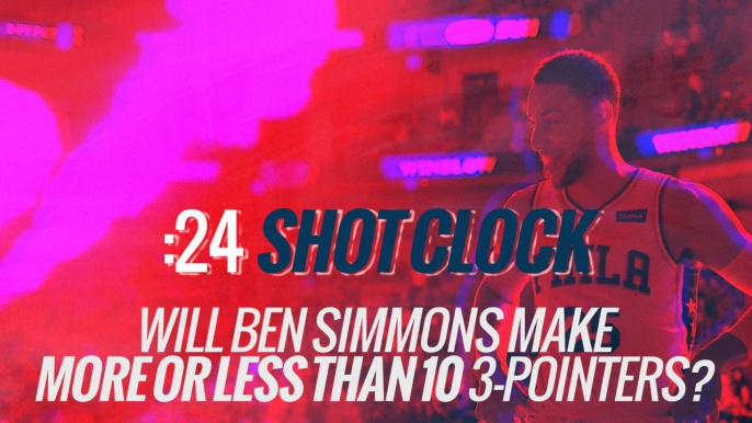 Shot Clock: Will Ben Simmons Make More or Less than 10 3-Pointers?