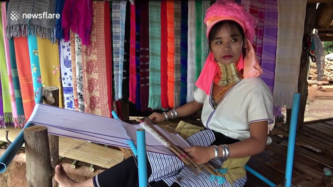 Fascinating tribe where women stretch their necks with heavy brass rings and only marry their relatives