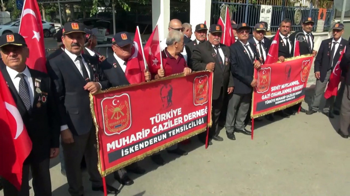 Kıbrıs gazilerinden Barış Pınarı Harekatı'na destek - HATAY