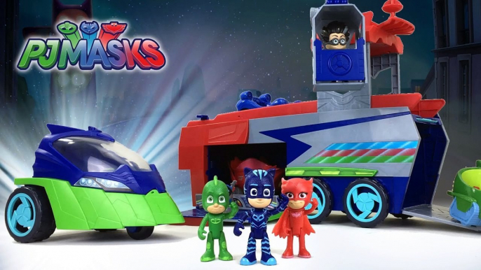 PJ Seeker Truck with PJ Masks Catboy and Cat-car