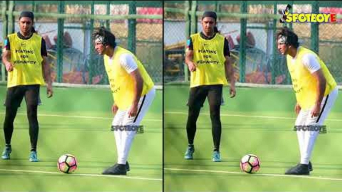 Arjun Kapoor, Ranveer Singh & Ranbir Kapoor battle it out over Football | SpotboyE