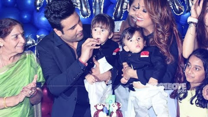 Krushna Abhishek & Kashmera Shah Celebrate Twins’ 1st Birthday