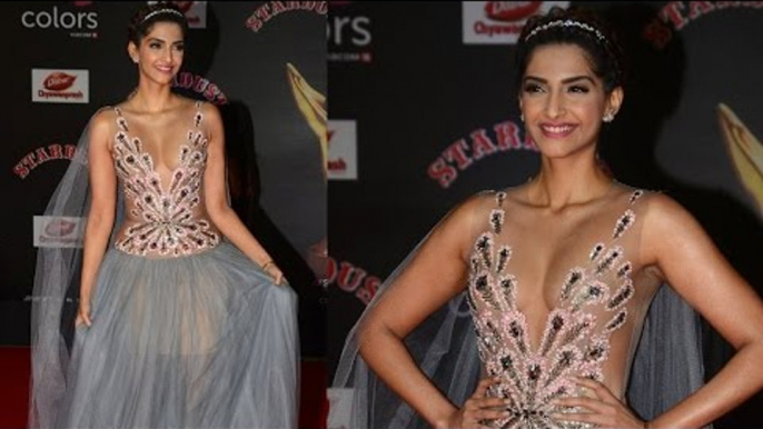 Sonam Kapoor At Sansui Colors Stardust Awards 2016 | SpotboyE