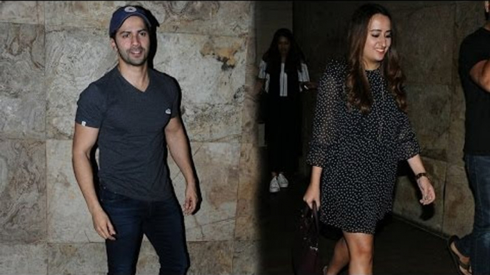 CAUGHT! Varun Dhawan with Girlfriend Natasha Dalal on a Movie Date | SpotboyE