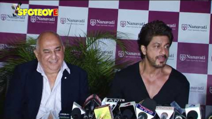 UNCUT- Shahrukh Khan Launches 'Bone Marrow Transplant & Birthing Centre' At Nanavati Hospital