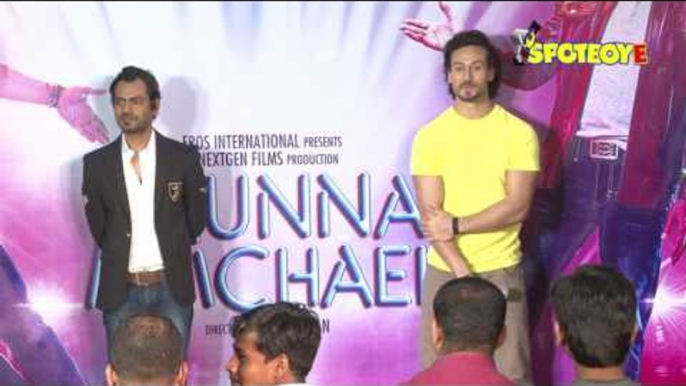 UNCUT- Tiger Shroff and Nawazuddin Siddiqui at Munna Michael  SWAG Song Launch-Part 1 | SpotboyE