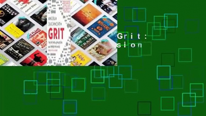 [BEST SELLING]  Grit: The Power of Passion and Perseverance