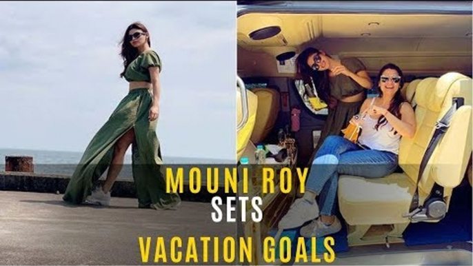 Mouni Roy Chills In The Maldives With Her Celebrity Stylist Rishika Devnani | SpotboyE