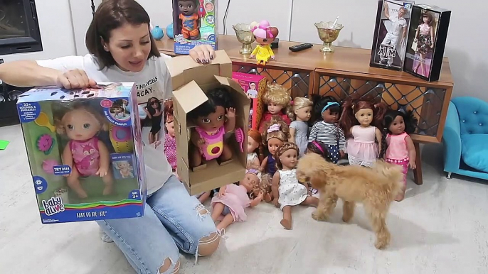 Emekleyen Baby Alive Bebek Bezine Çiş Yapmış Oyuncak Bebeği Baby Alive Bidünya Oyuncak