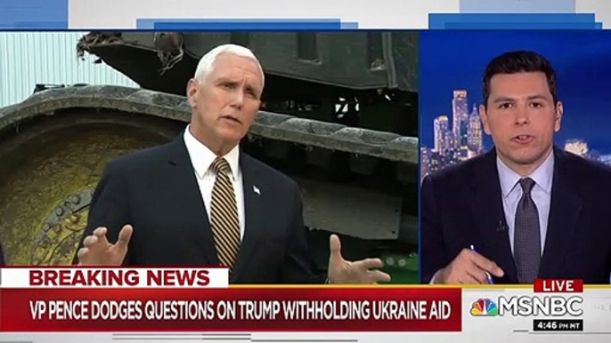 Mike Pence refuses to answer whether he knew about Trump's Joe Biden conspiracy theory