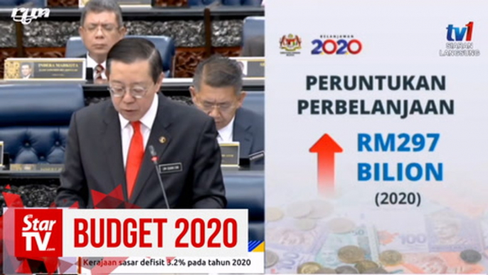 Budget 2020: Where does the money come from for RM297bil expenditure?