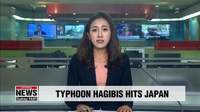 Typhoon Hagibis hits Japan on Sunday, leaves dozens of casualties due to strong wind and rain